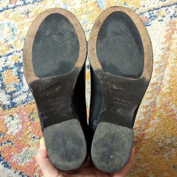 Latitude Femme Classic Genuine Leather Lace Up Block Heeled Ankle Boots Black 37 - Picture 13 of 16